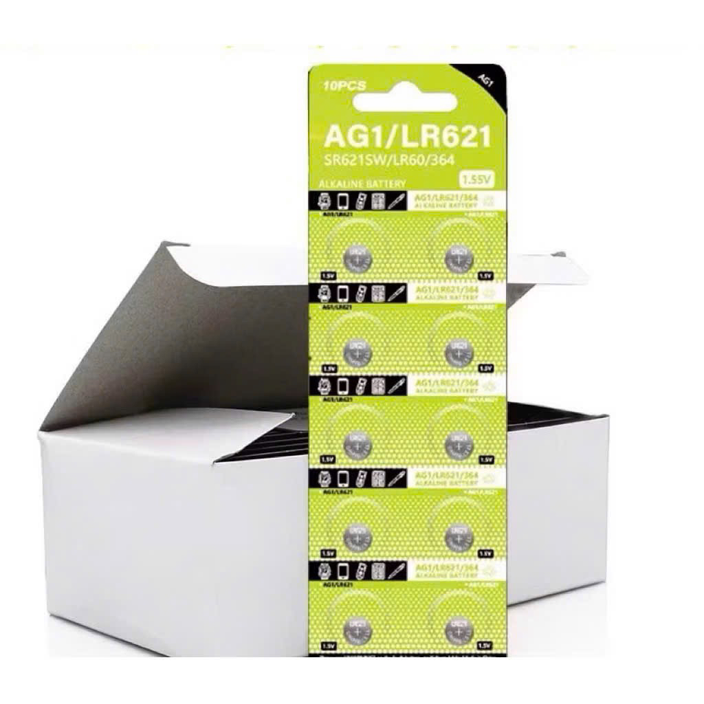 Hộp Pin Cúc Áo 20 Vỉ 200 Viên LR44 AG13 LR1130 AG10 LR41 AG3 LR626 LR621 AG4 AG1