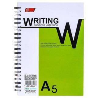 -Sổ Lò Xo A5 (200TR) Hồng Hà