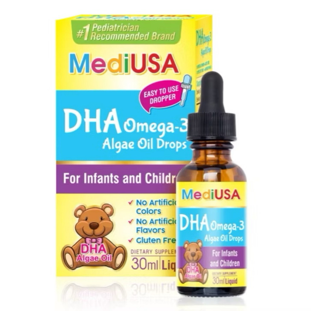 DHA Omega-3 Sữa Trẻ Trẻ Trẻ DoI Số Algae Oil Drops BỔ SUNG DHA CHO TRẺ, HỖ TRỢ MẮT - NÃO BỘ - TIM MẠ