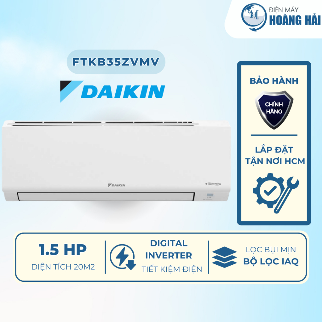 Điều Hòa Daikin Inverter FTKB35XVMV | FTKB35ZVMV - 1.5HP