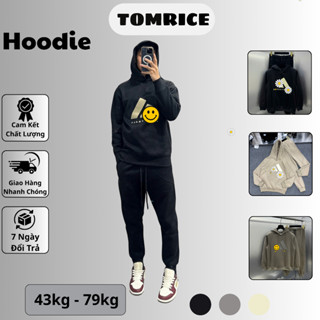  Set bộ nỉ bông nam mới 2025 Tomrice Bộ quần áo nam mùa đông dài tay chất liệu nỉ bông tàu cao cấp HH05 