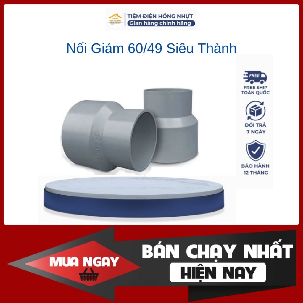Nối Giảm 60/49 49/42 42/34 34/27 Nhựa Siêu Thành Hàng Chính Hãng ( Đổi Trả 7 Ngày )