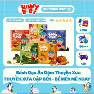 [VIỆT NAM] Bánh Gạo Tập Nhai Baby Boat Thuyền Xưa: Bánh gạo quốc dân - Mẹ cần là có, Bé khó cũng ưng