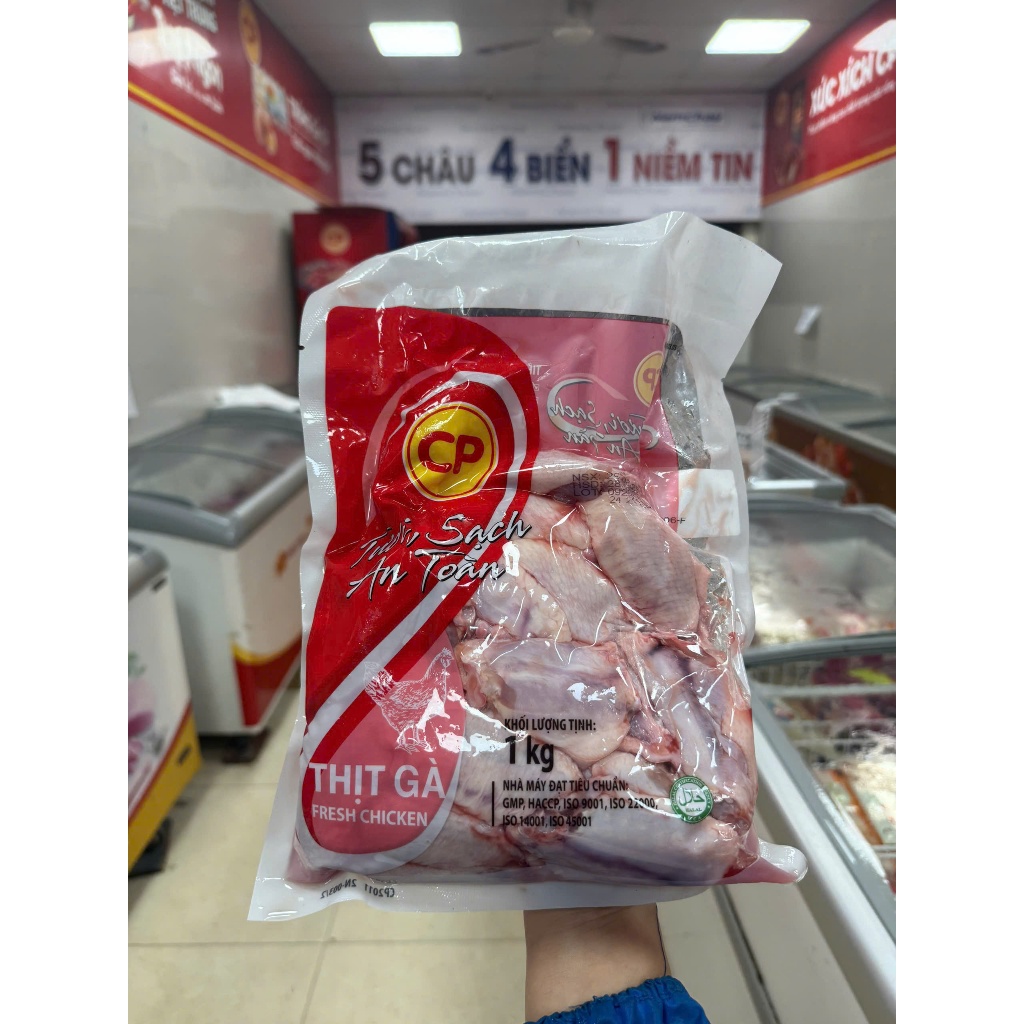 Cánh gà khúc giữa đông lạnh CP túi 1kg [HN giao hỏa tốc] - Ảnh 3