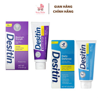  Kem Hăm Tã Desitin Mỹ Màu Tím Màu Xanh Cho Trẻ Sơ Sinh Giảm Sưng Đỏ Rôm Sảy Làm Dịu Da Nhạy Cảm 113g 