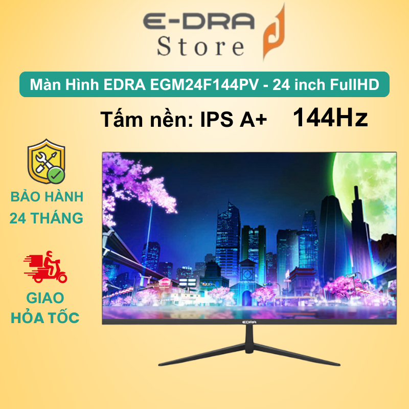 Màn hình gaming EDRA EGM24F144PV 24inch FullHD 144Hz