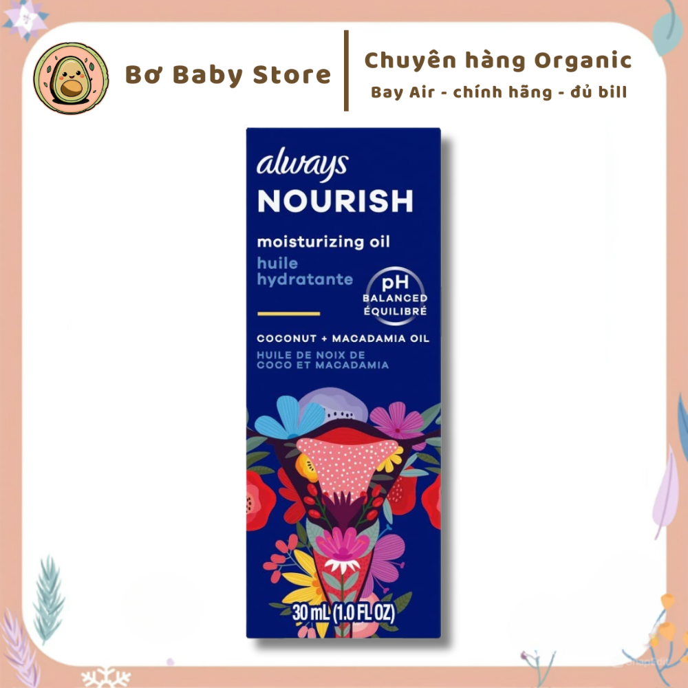 Dầu dưỡng ẩm và giảm khô cho cô bé Always Nourish Moisturizing oil Mỹ (BILL US)