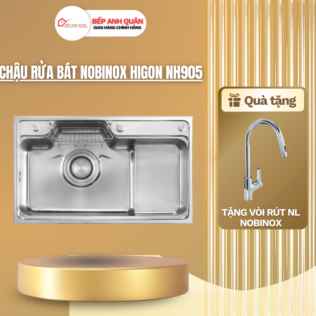 CHẬU RỬA BÁT NOBINOX HIGON NH905