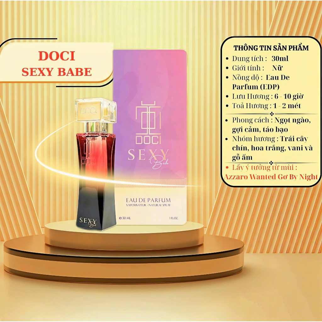 Nước Hoa Nữ DOCI SEXY BABE (Azzaro) Chai 30ml chính hãng