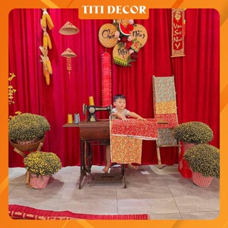  Vải Lớn Decor Giáng Sinh Vải Trang Trí Lễ Hội Mềm Mịn Phông nền chụp ảnh Trang Trí Tết Khung treo set up chụp ảnh 