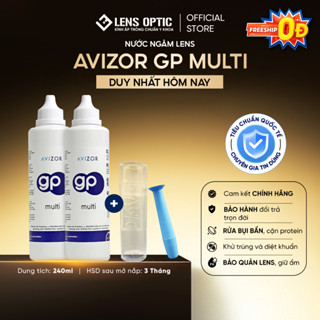  Dung dịch ngâm rửa kính áp tròng cứng Avizor GP Multi  240ml - nước ngâm lens ortho k 
