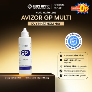  Dung dịch ngâm rửa kính áp tròng cứng Avizor GP Multi - Avizor GP Multi 240ml - Lens Optic 
