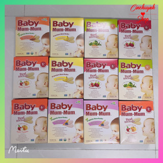  AIR  Bánh gạo Gerber  Baby Mum-Mum ĂN DẶM TRÁI CÂY CHO BÉ TỪ 6M MỸ ÚC 