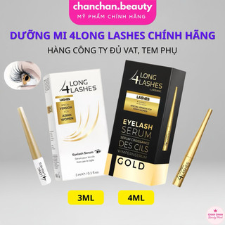   CÔNG TY chính hãng  Serum Dưỡng Mi LONG 4 LASHES Quốc Tế 3ml & Gold Cao Cấp 4ml Giúp Mi Dài Dày 