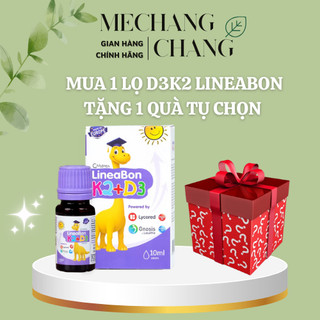   TẶNG QUÀ TỰ CHỌN - 5.27  LineaBon D3K2 10ml TÍM tinh khiết hỗ trợ hấp thu canxi dạng nhỏ giọt tiện lợi 10ml cho trẻ 