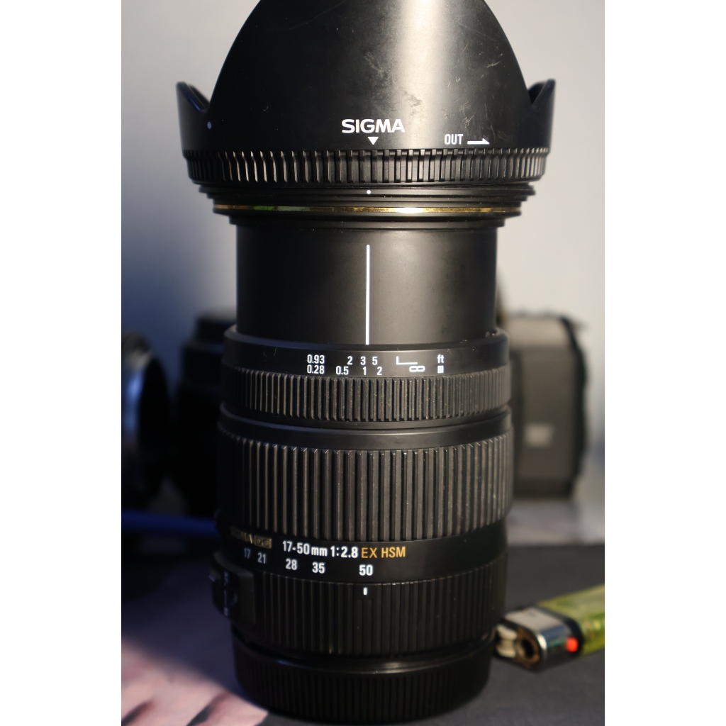 Ống kính Sigma 17-50mm f2.8 EX HMS for Canon efs (Cực đẹp- hàng mới về)