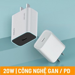   20W  Củ sạc nhanh Cuktech HA716C Type C 20W PD3.0 chuyên cho iphone đạt chứng nhận MFI - Zmi HA716 