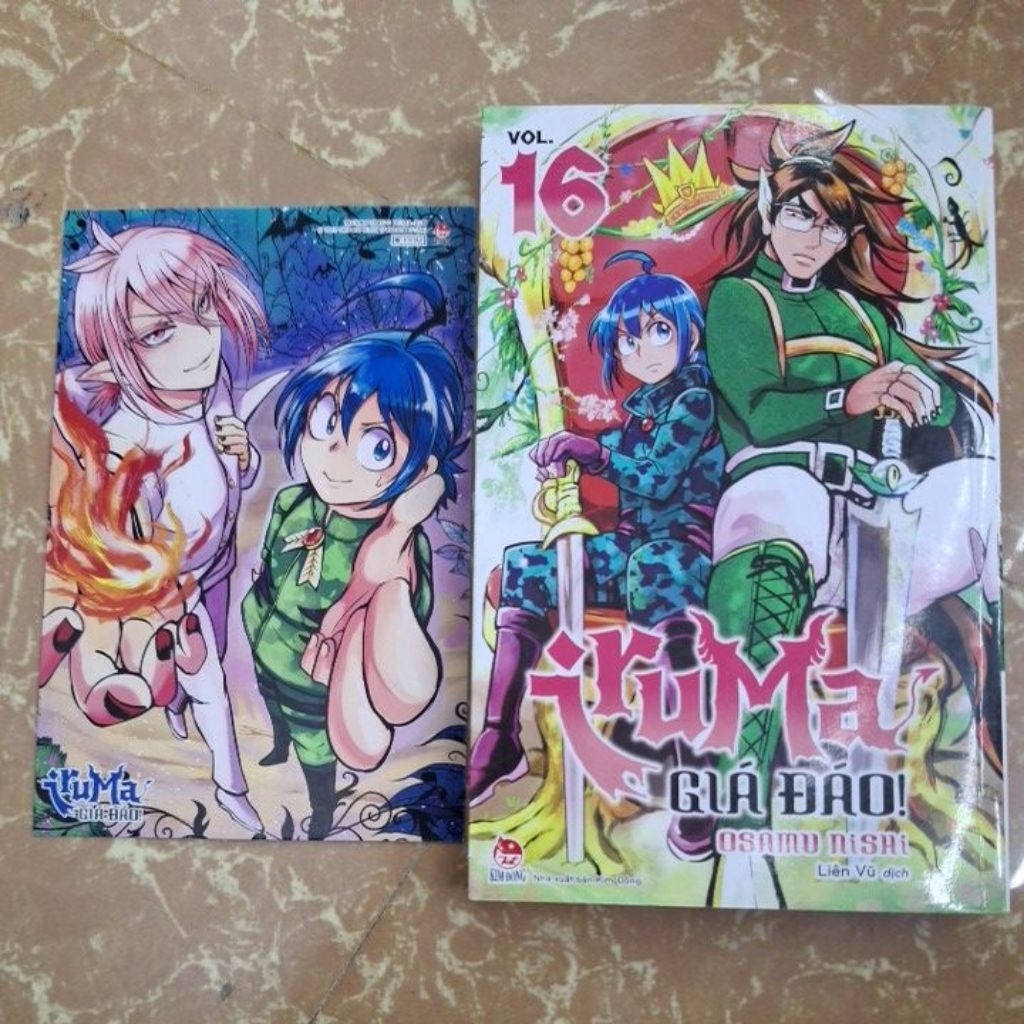 Truyện tranh - Iruma giá đáo Lẻ tập 16 tặng kèm Card