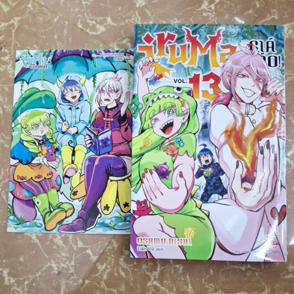 Truyện tranh - Iruma giá đáo Lẻ tập 13 tặng kèm Card