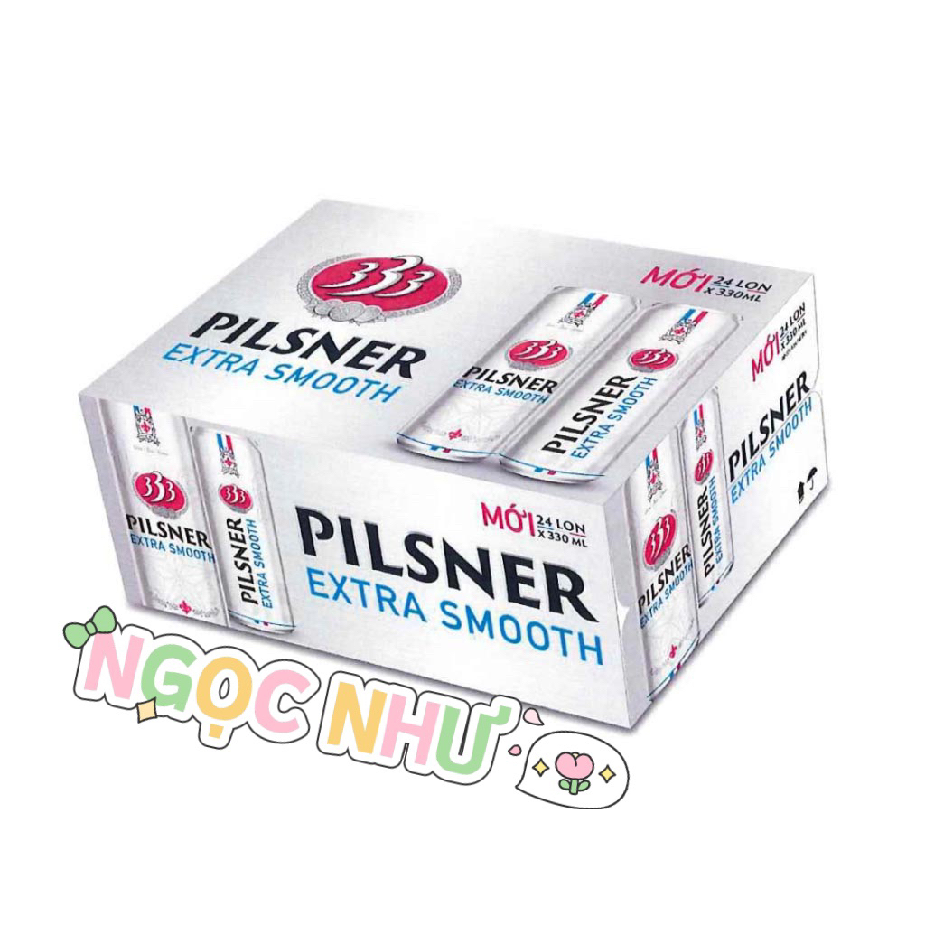 (GIAO HOẢ TỐC) BIA 333 PILSNER LON CAO 330ml