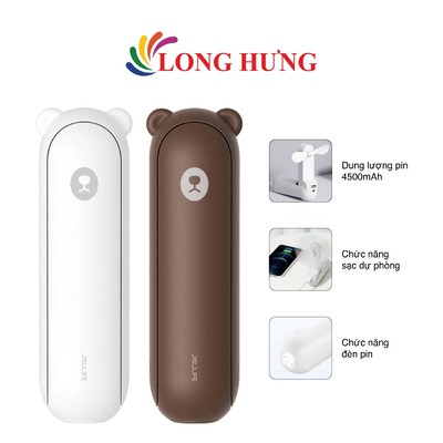 Quạt mini cầm tay Jisulife 3 in 1 4500mAh Handheld Fan Life8 Plus F8X - Hàng chính hãng