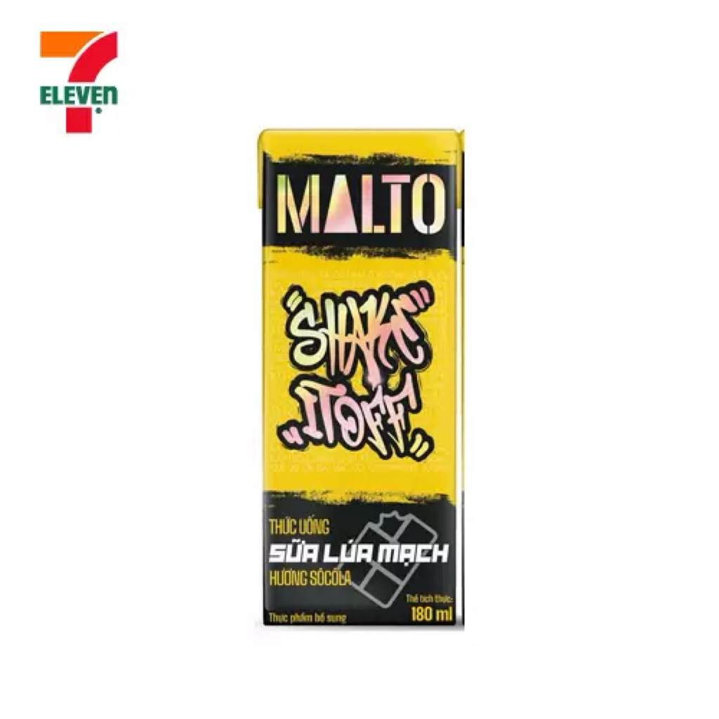 Sữa lúa mạch MALTO Shake It Off hương sôcôla thùng 48 hộp.Date 18/2/2026