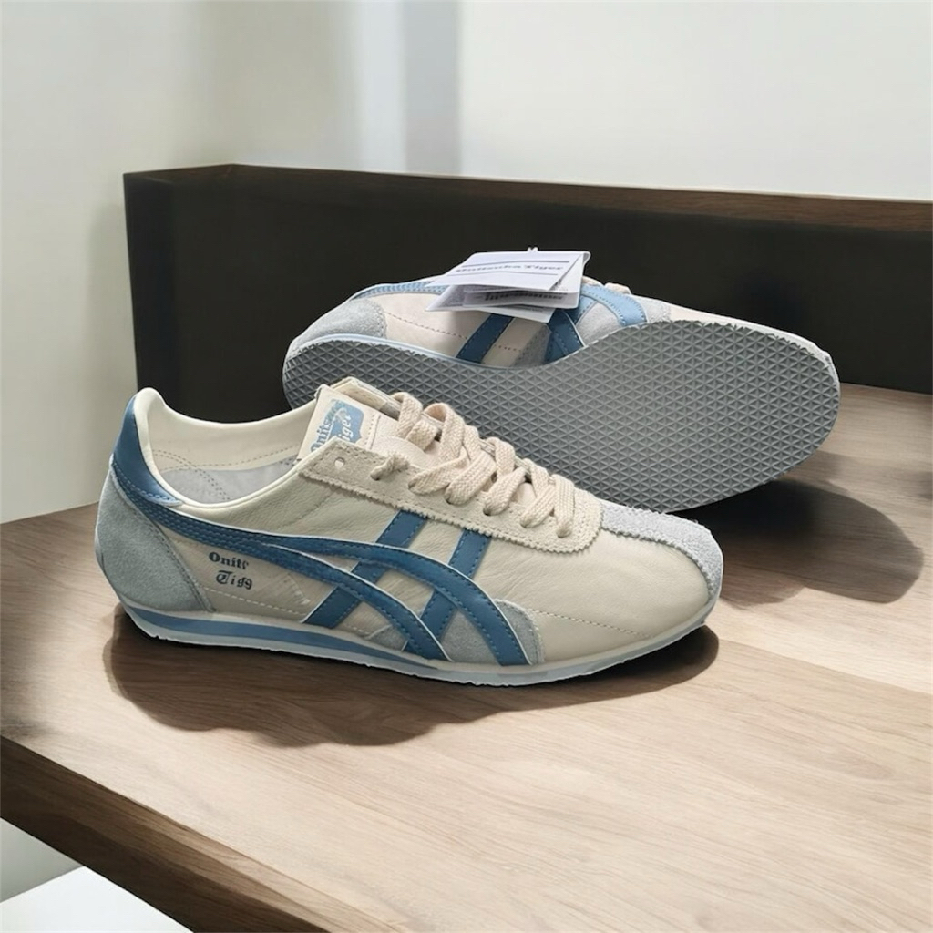 Giày Onit suka Tiger Runspark Beige shop Binh Authentic VN