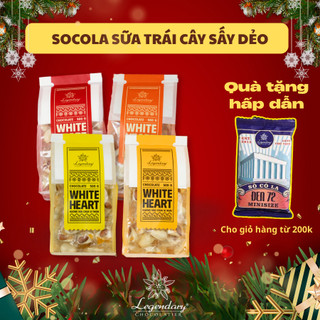  Socola Sữa Chua Ăn Vặt White Heart của Legendary Gói 500g - 4 Hương vị Mới lạ Hấp Dẫn Độc Đáo 
