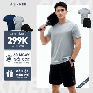 Bộ quần áo thể thao SIXMEN [Tặng Kèm Hộp Quà] vải gió cao cấp xịn mềm mại co giãn vận động thoải mái