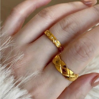 NHẪN TITAN NỮ CAO CẤP KHÔNG GỈ ĐÍNH XOÀN SANG TRỌNG [Trang sức MiJ]