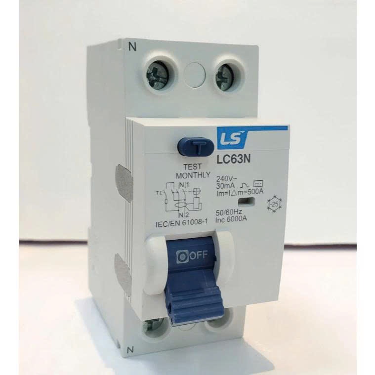 Cầu dao chống giật LS LC63N-1P+N-63A