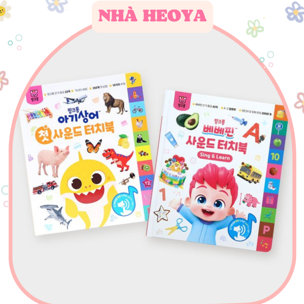 ĐỒ CHƠI ÂM NHẠC CẢM ỨNG ÂM THANH PINKFONG BABYSHARK BEBEFINN NỘI ĐỊA HÀN DÀNH CHO BÉ