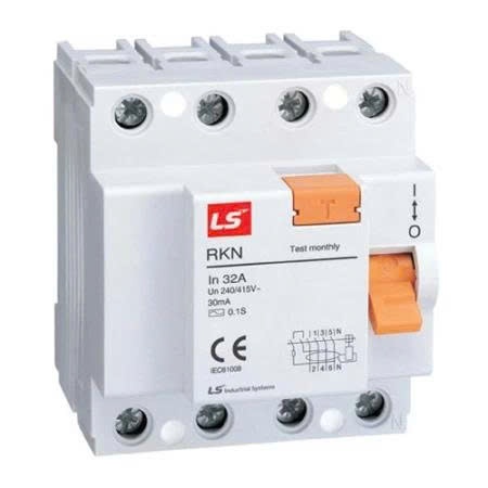 RCCB ( chống rò điện) LS RKN-b 3P+N 32A