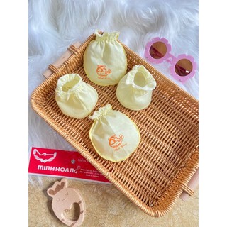 Bao Tay Chân Cho Bé Sơ Sinh ( set 5 đôi gồm 5 bao tay + 5 bao chân)