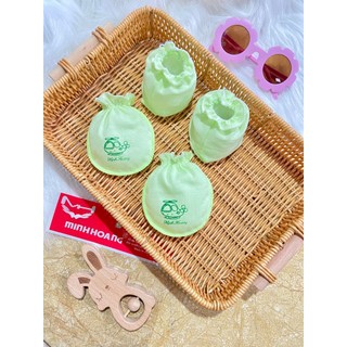 Bao Tay Chân Cho Bé Sơ Sinh ( set 5 đôi gồm 5 bao tay + 5 bao chân)