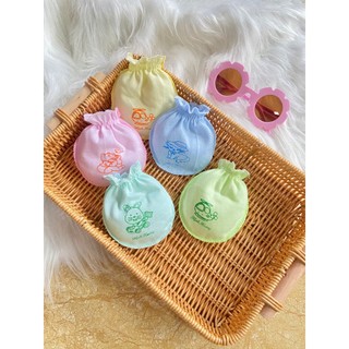 Bao Tay Chân Cho Bé Sơ Sinh ( set 5 đôi gồm 5 bao tay + 5 bao chân)