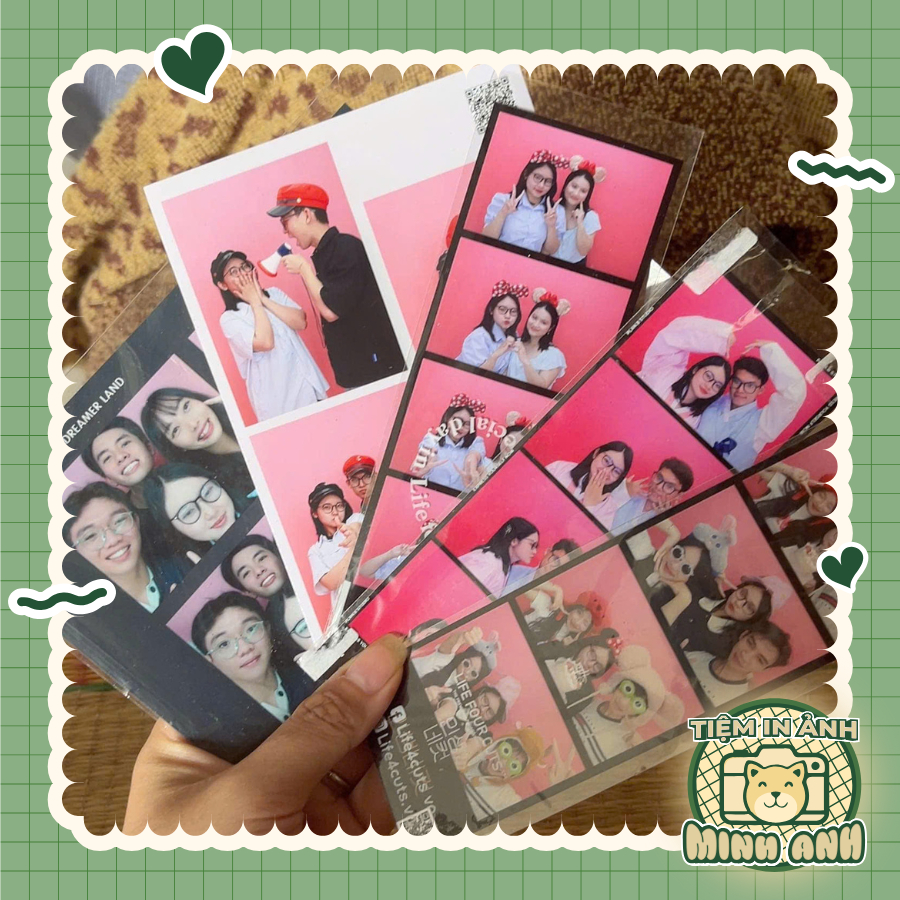 Bọc Ảnh Photo Booth Kích Thước 5x15 / 10x15 – Chống Bụi, Chống Gãy Gập . ..
