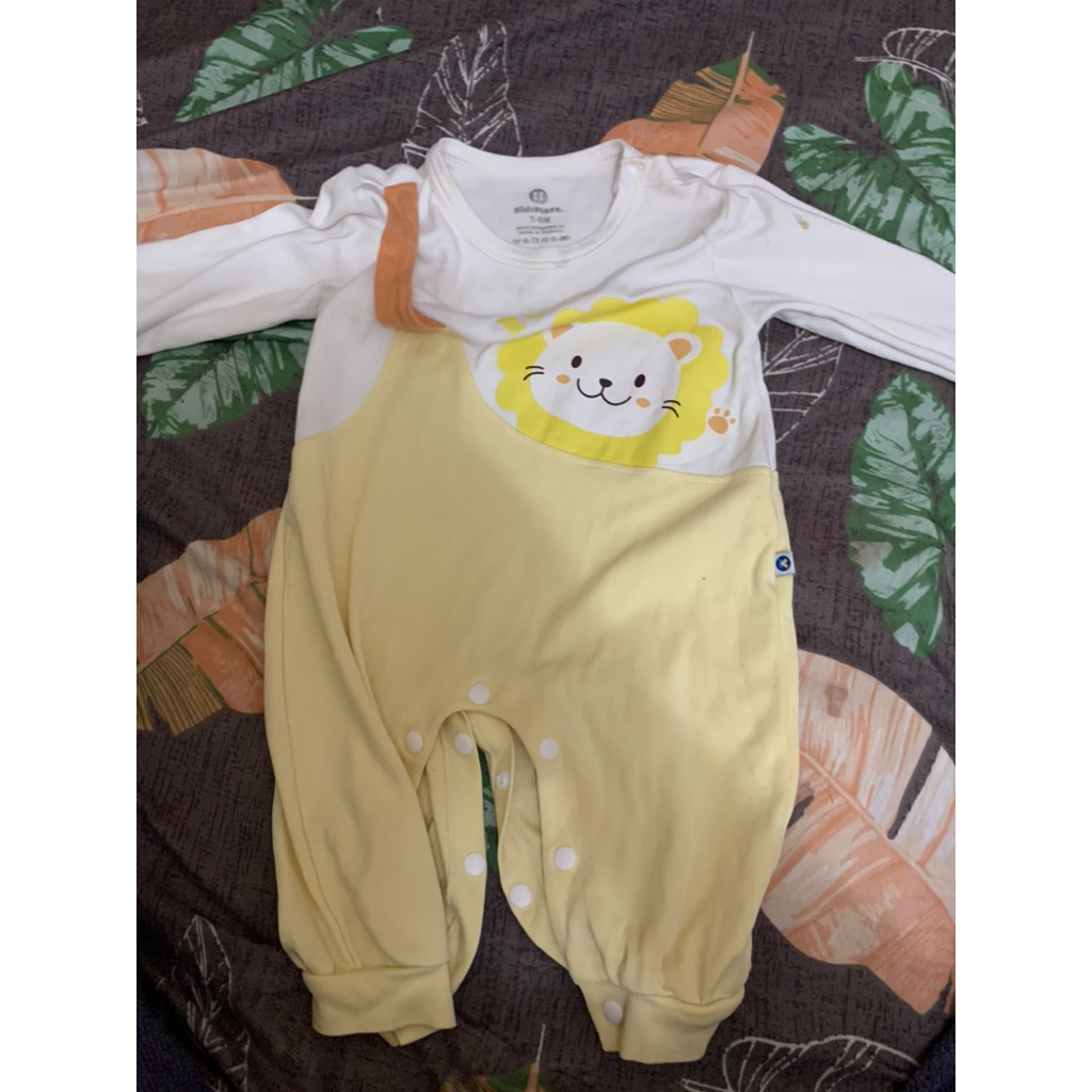 pass body bé 3-6 tháng kid plaza cotton dày dặn