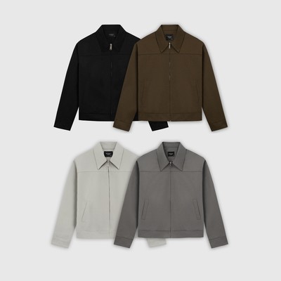 Áo khoác ROWAY chất liệu kaki, dày dặn, đứng form | Jacket zip kaki V2