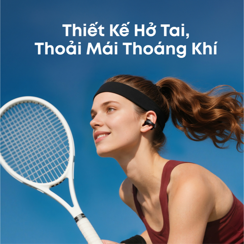 Soundcore C50i by Anker, Open-Ear Headphones, Clip-On Earbuds, AI-Enhanced Calls, Comfortable and Iconic, D1101 | BigBuy360 - bigbuy360.vn