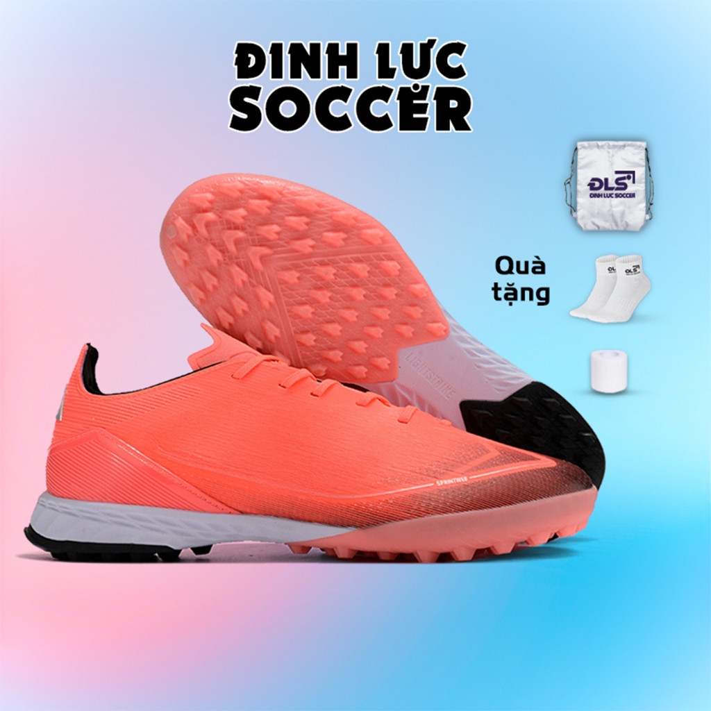 Giày Bóng Đá F50 Elite, Thành Tài - Đinh Lực Soccer, Lưỡi Gà Rời Đế TF, Bám Sân, Upper Mềm, Đệm Êm Á