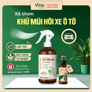  Chai xịt thơm khử mùi ô tô VINA TƯƠI 100ml 500ml – Khử mùi chống say xe hiệu quả 