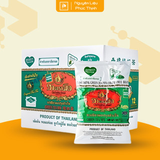   Thùng 12 Gói  Trà Thái xanh  200g  Thái đỏ  400g  ChaTraMue nguyên liệu bột pha trà sữa thái thơm ngon 