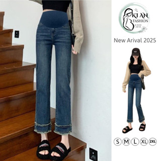  Quần BÒ Bầu Ki An 070🌸Hàng loại 1🌸quần bầu chất jean xịn co giãn nhẹ có chun chỉnh bụng to nhỏ🌸Quần bầu size S- 2XL 