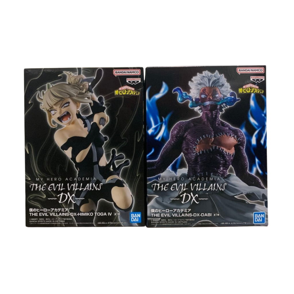 Banpresto My Hero Academia THE EVIL VILLAINS DX HIMIKO TOGA Ⅳ DABI Figure Japan Shigaraki Ochako