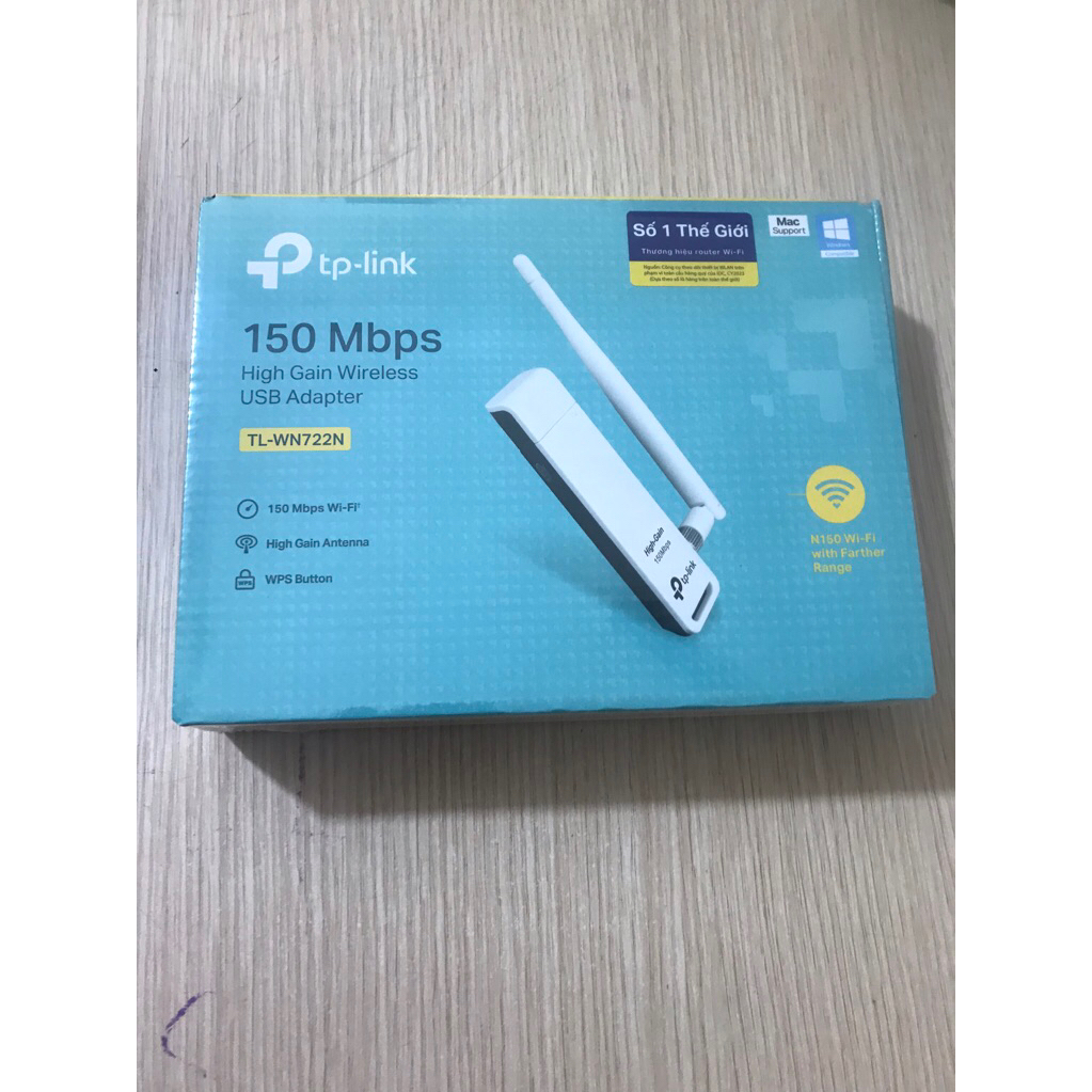Bộ thu Wifi hàng hãng TPLINK 722N.