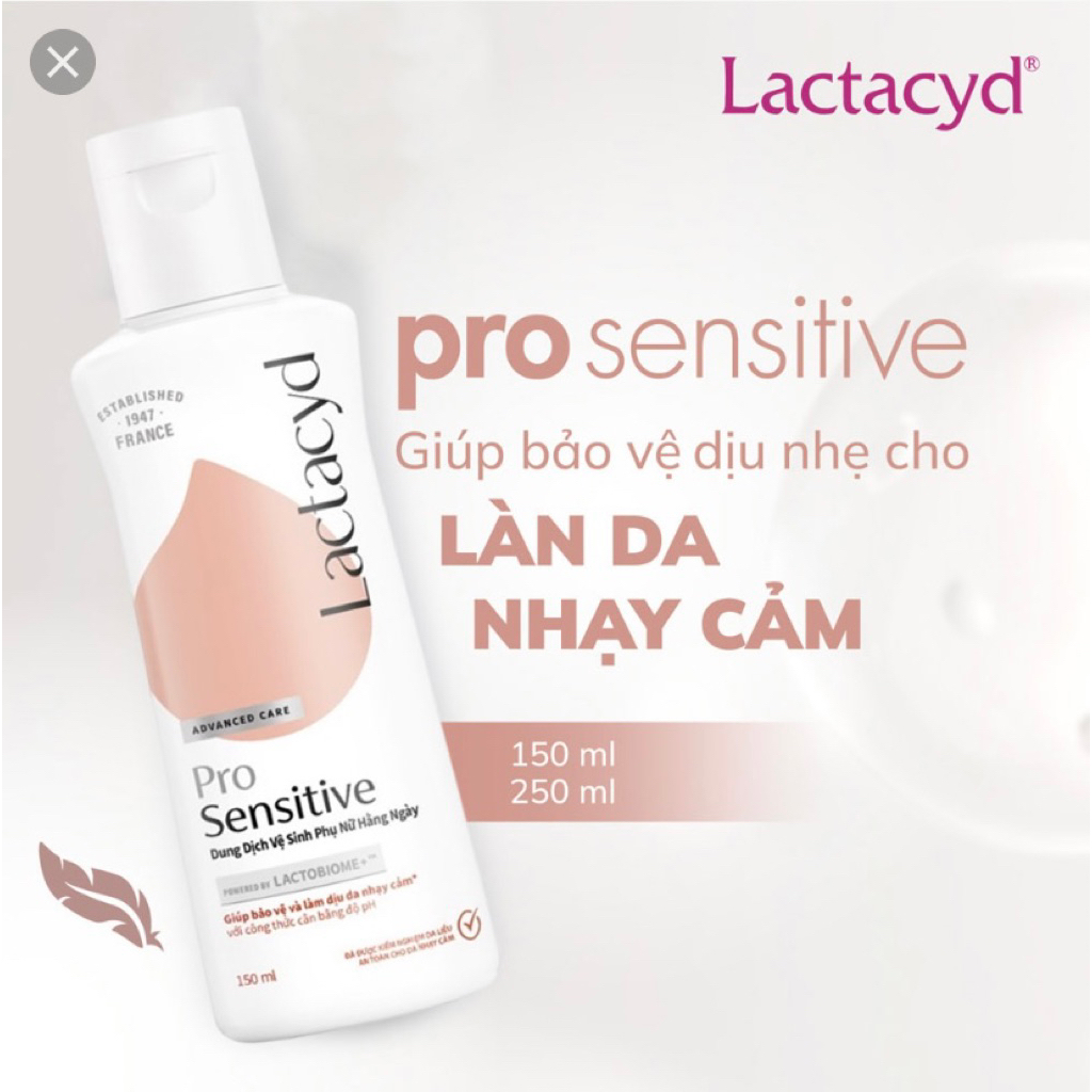 Dung dịch vệ sinh phụ nữ LACTACYD Pro-Sensitive
