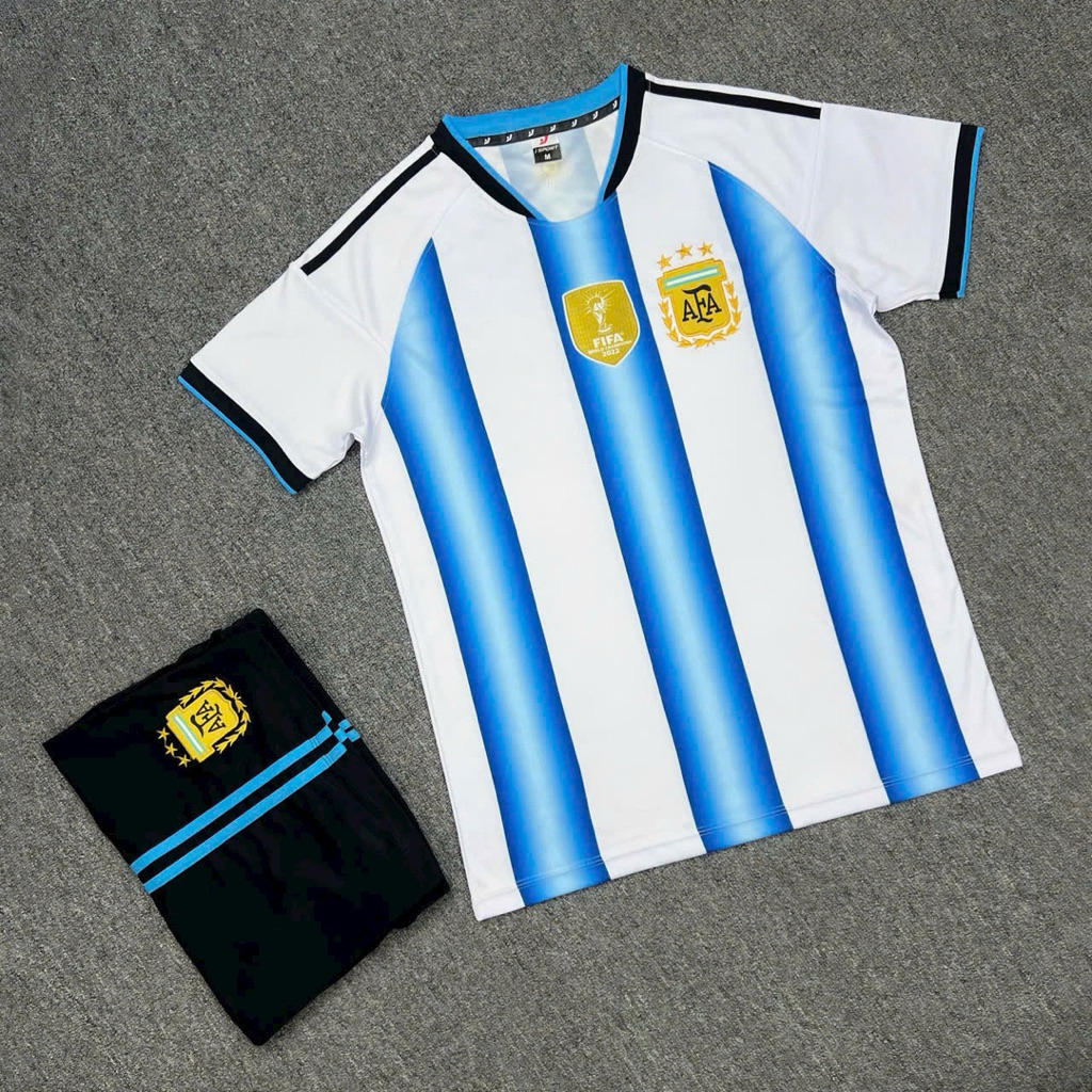 Argentina sọc 2026 Bộ Quần Áo Đá banh