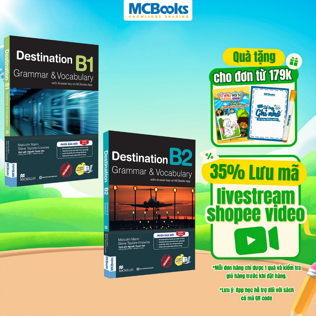 Sách - Destination B1 & B2 Grammar and Vocabulary phân loại Lẻ/Combo