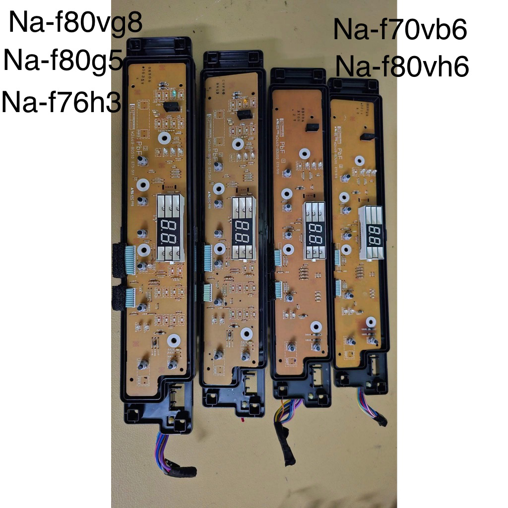 bo mạch máy giặt pana 7 phím tháo máy na-f70vb6 ,na-f80vh6,na-f80vg8 , na-f80g5 ,na-f76h3